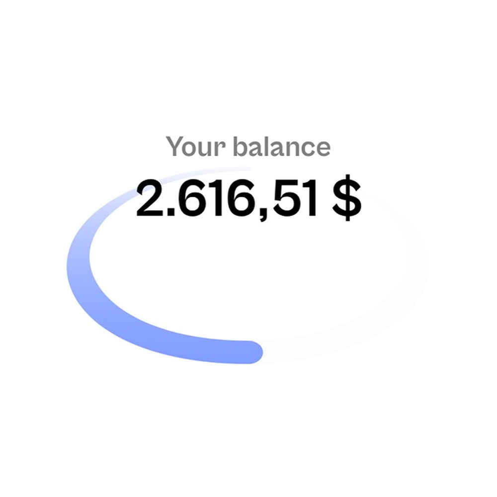 Monthly balance illustration